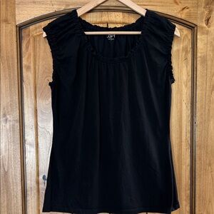 LOFT Elegant Black Tee